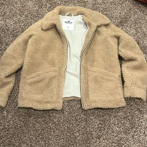 Teddy zip up jacket